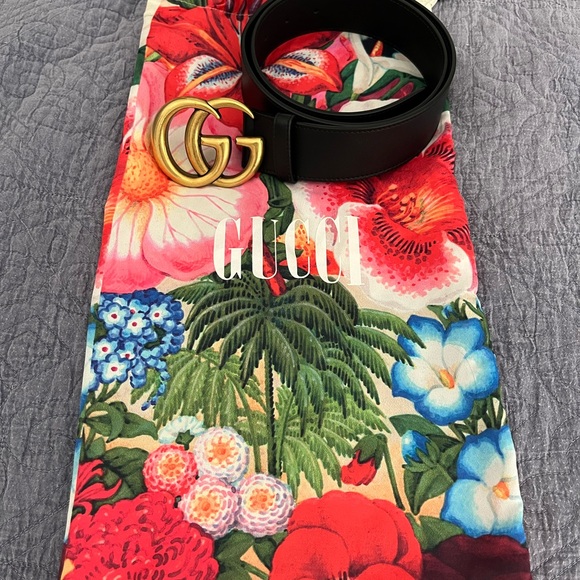 Authentic Gucci Marmont Wide Belt | Size 35-34 main image 5
